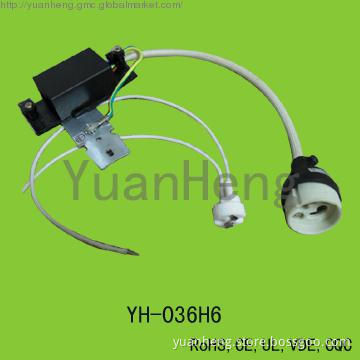 Lamp holder Assembly with VDE, UL and CE Product Approvals